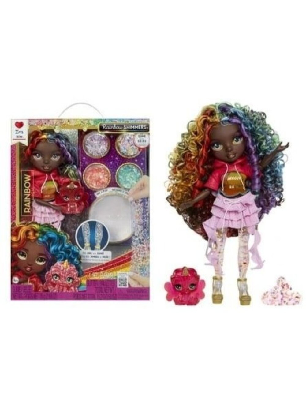 Rainbow High Rainbow Shimmers Slime Iris Rainbow 11” Rainbow Fashion Doll